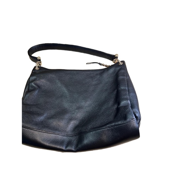 Coach Black F1381-F28966 Hobo Bag Leather Gold Hardware Logo Emblem - Picture 5 of 13